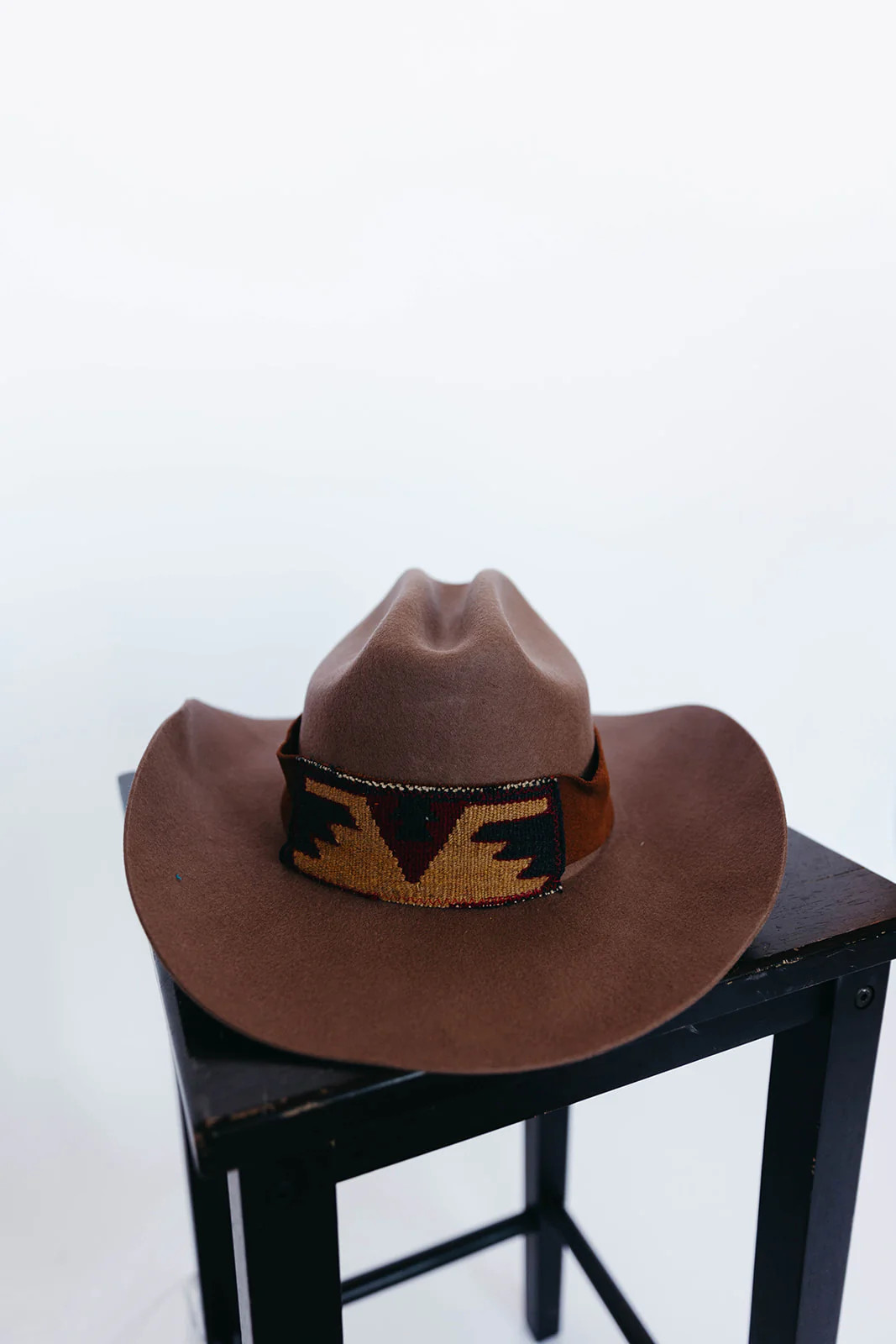 Patchwork Western Hat - Taupe | Triple Threads