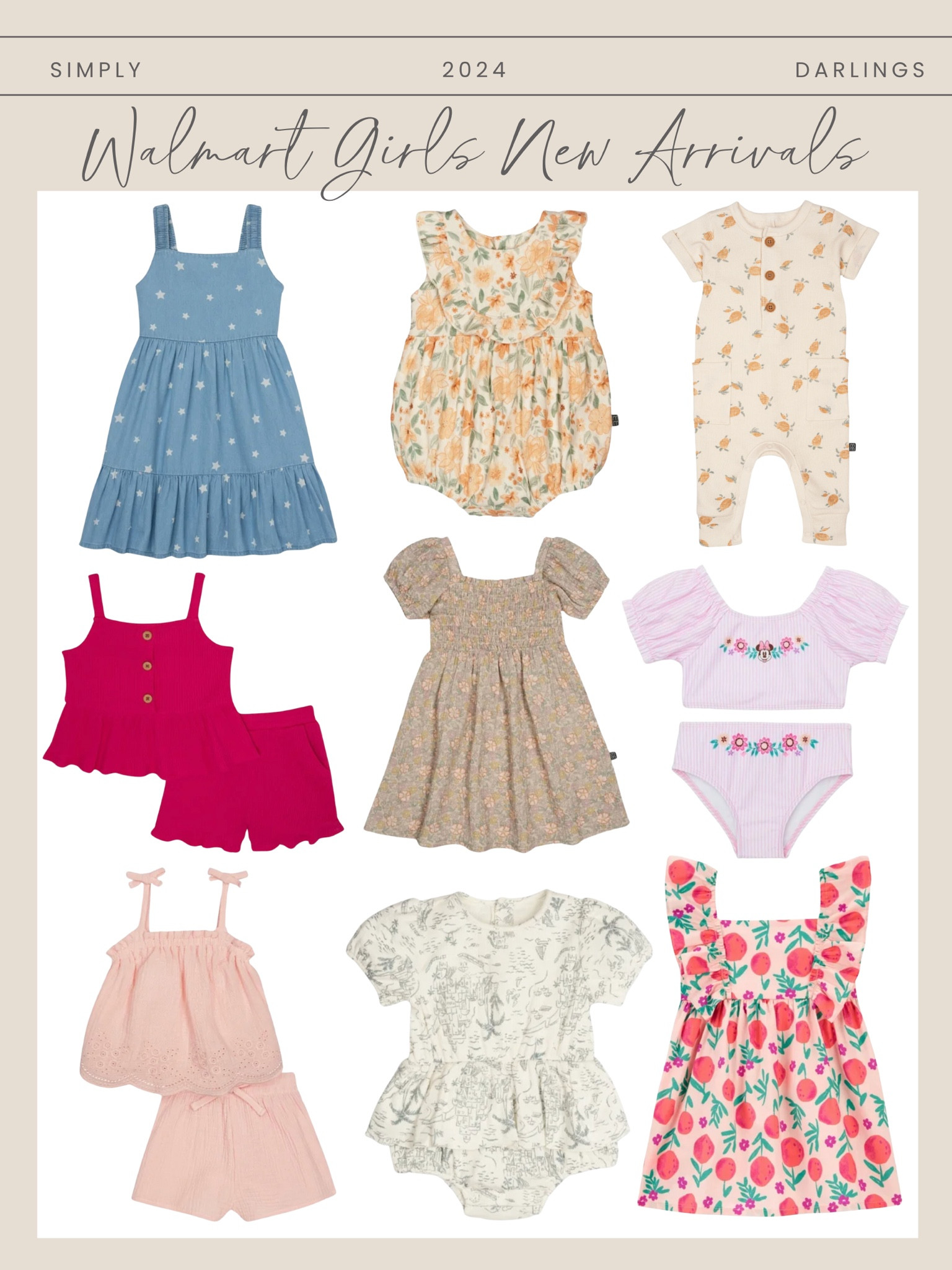 Walmart girls new arrivals for summer! 

#LTKSeasonal #LTKKids