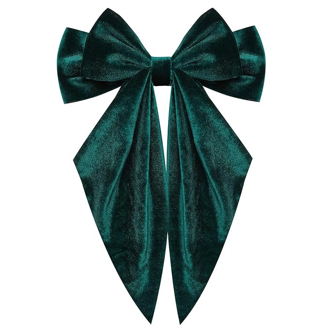 Exquisite Satin Bow Hair Accessory Velvet Large Hair Bow Long Tail A Luxurious Touch of Timeless ... | Amazon (US)