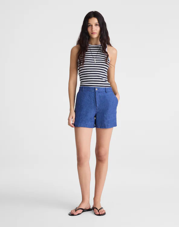 The Zoe Short in 100% Linen | Madewell