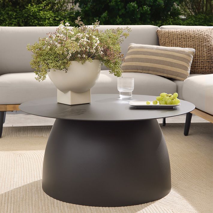 Spinning Outdoor Coffee Table (32") | West Elm (US)