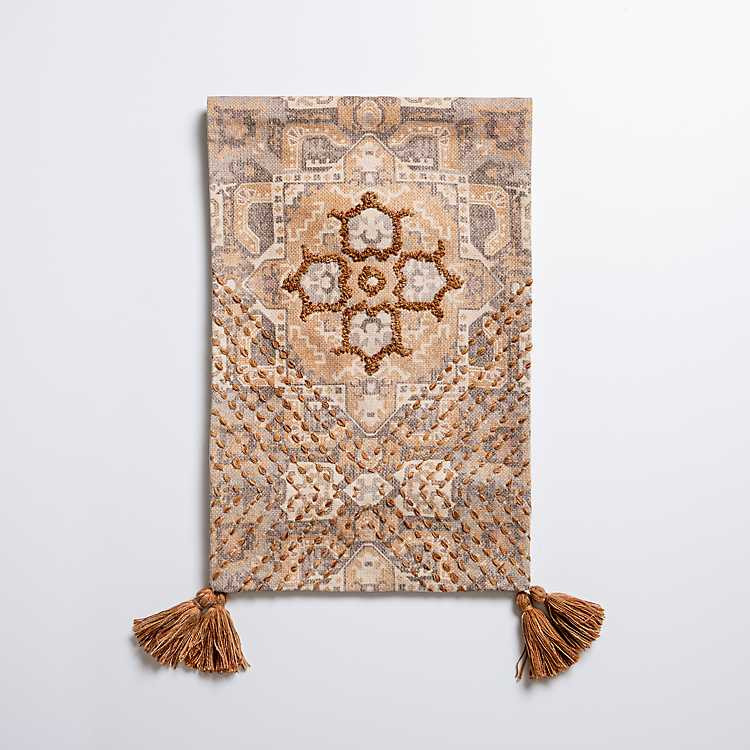 Vintage Rust Medallion Table Runner, 120 in. | Kirkland's Home