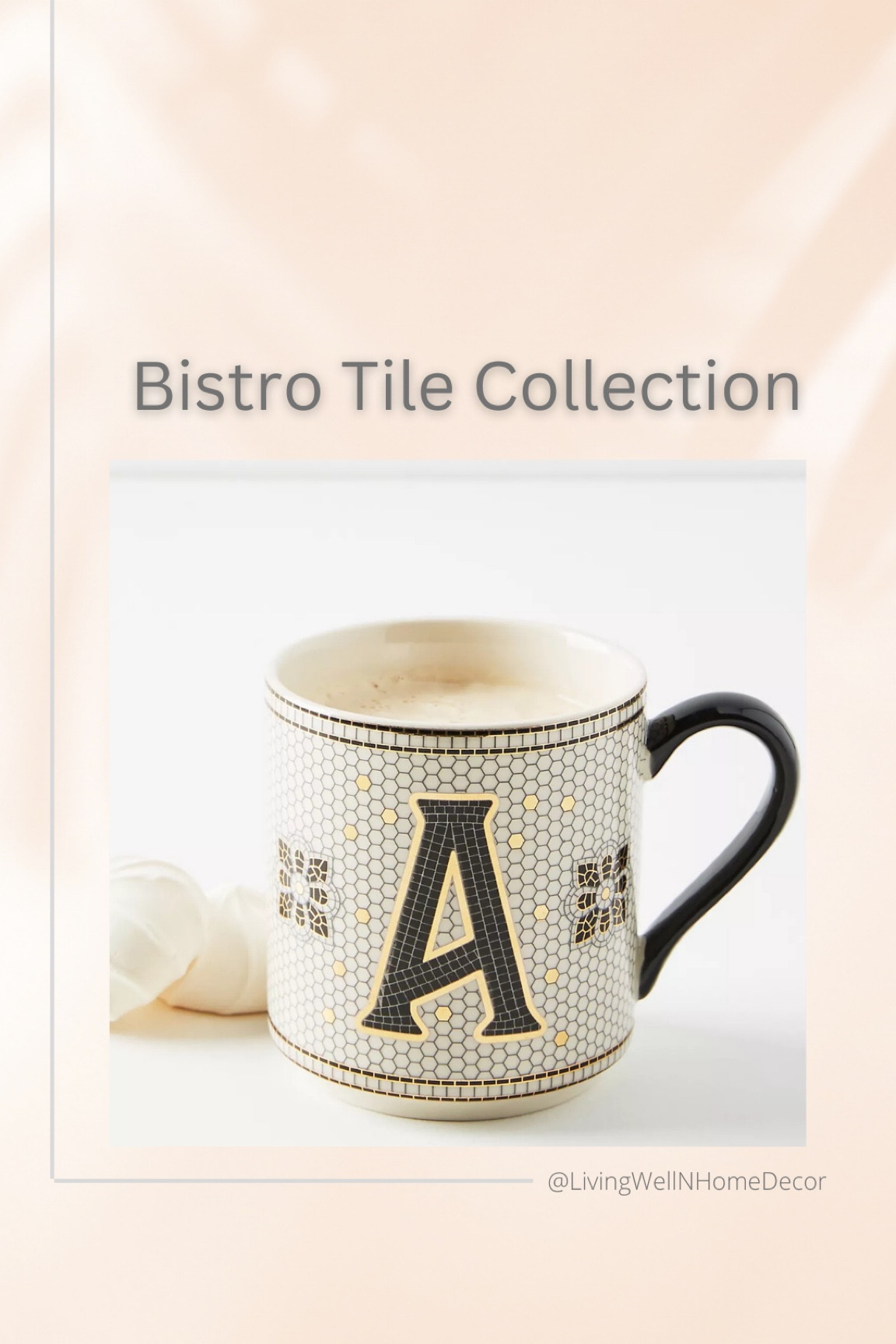 Bistro Tile Mugs, Set of 4 curated on LTK