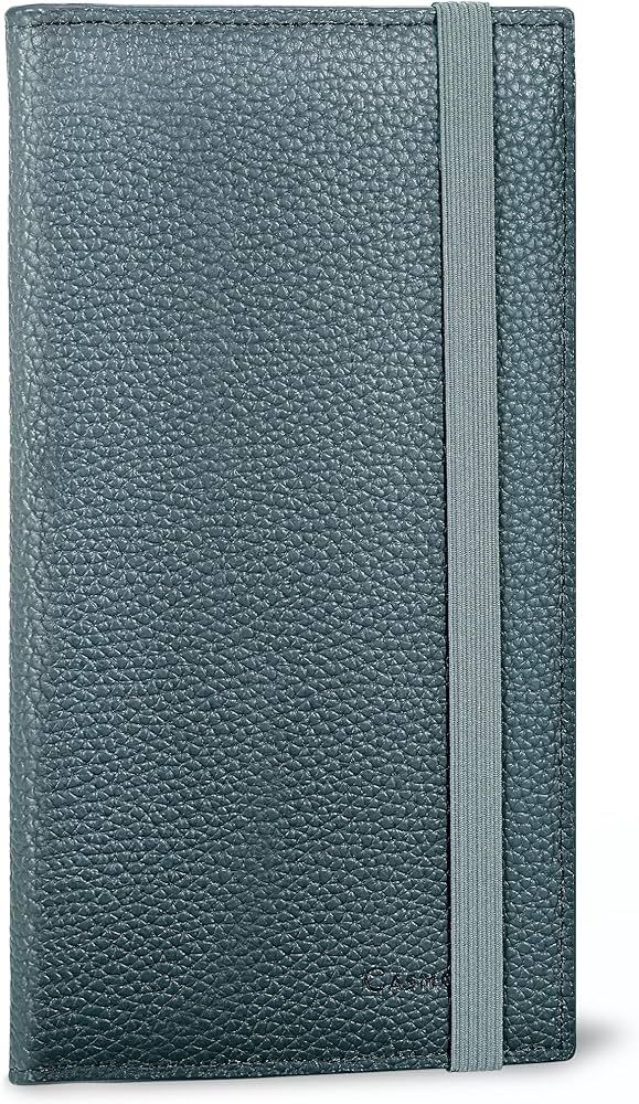 CASMONAL Checkbook Covers for Personal Checkbook Holder RFID Premium Leather Checkbook Cover for ... | Amazon (US)