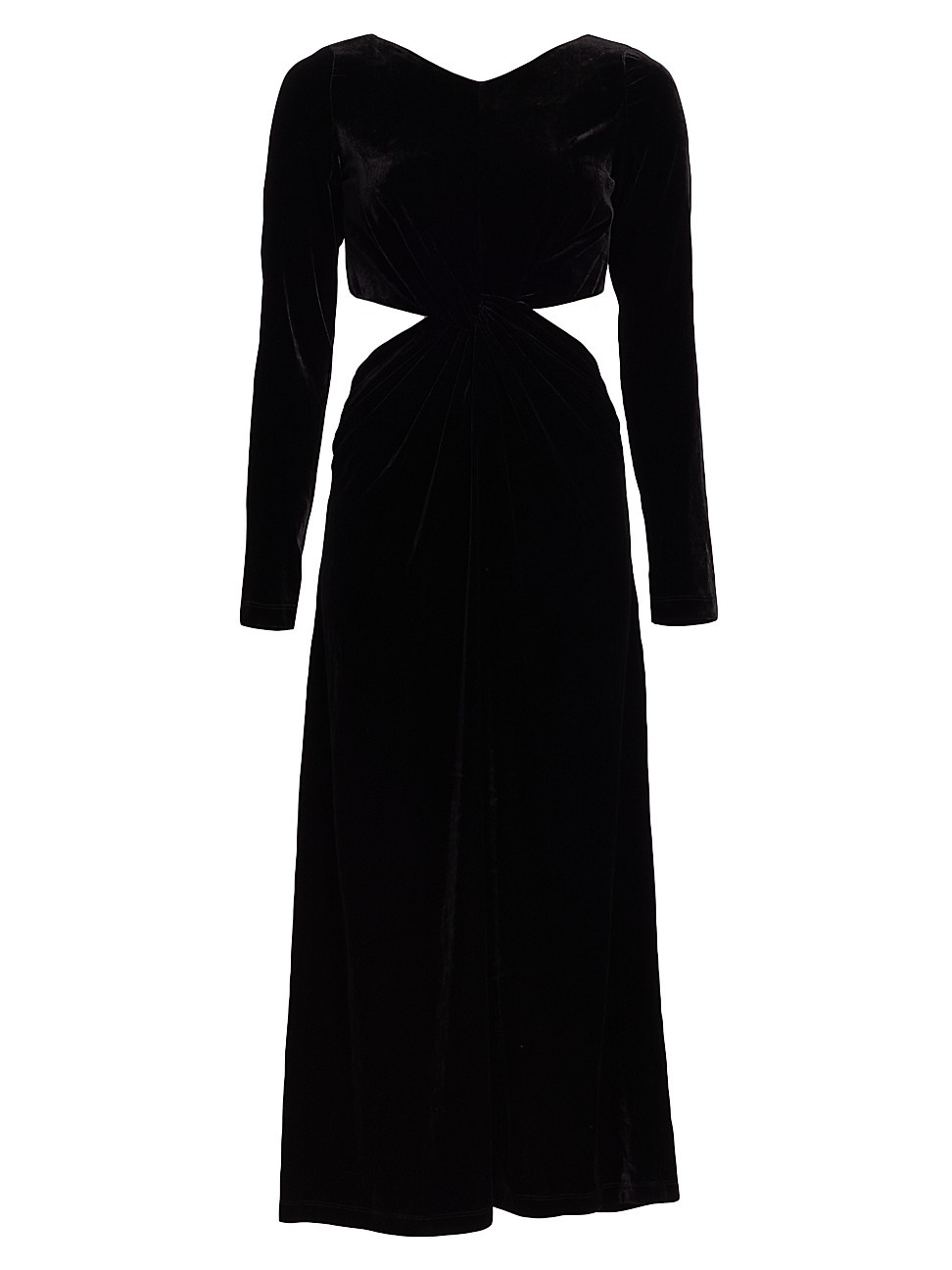 Mast Velvet Cut-Out Dress | Saks Fifth Avenue