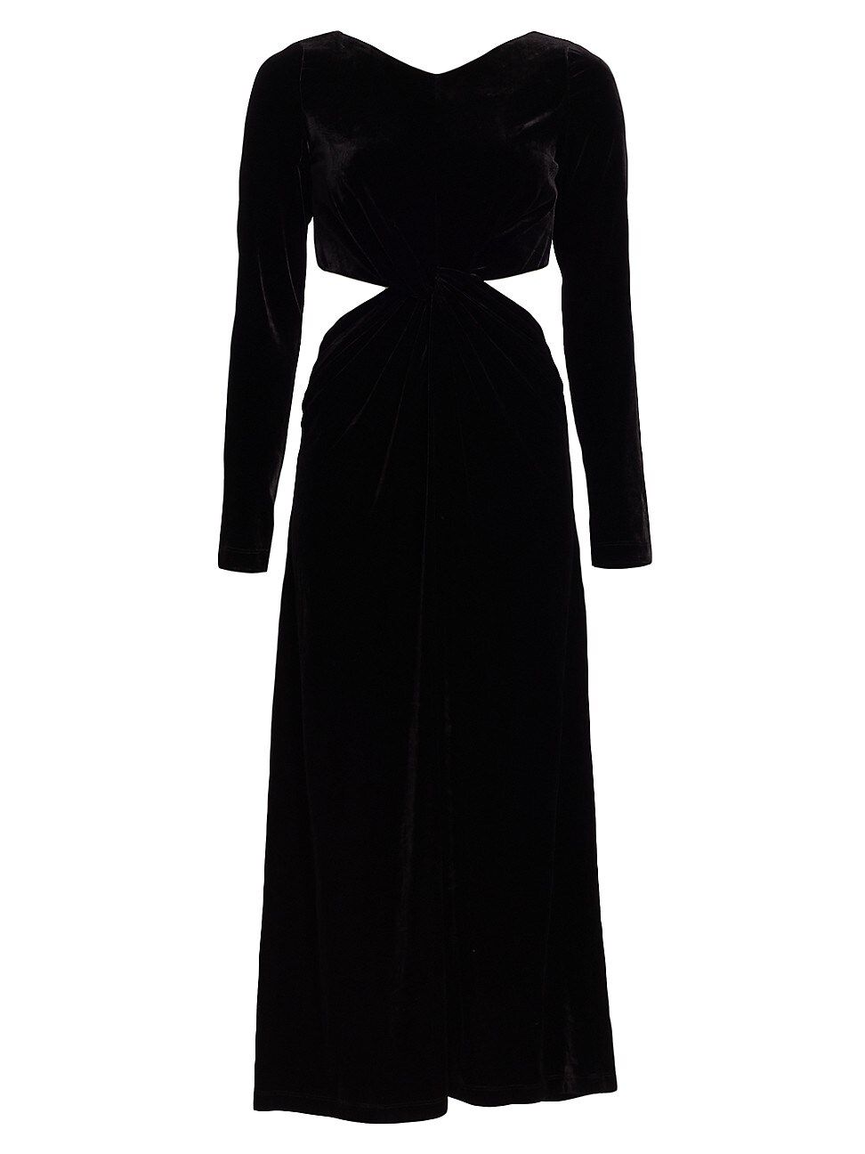Mast Velvet Cut-Out Dress | Saks Fifth Avenue