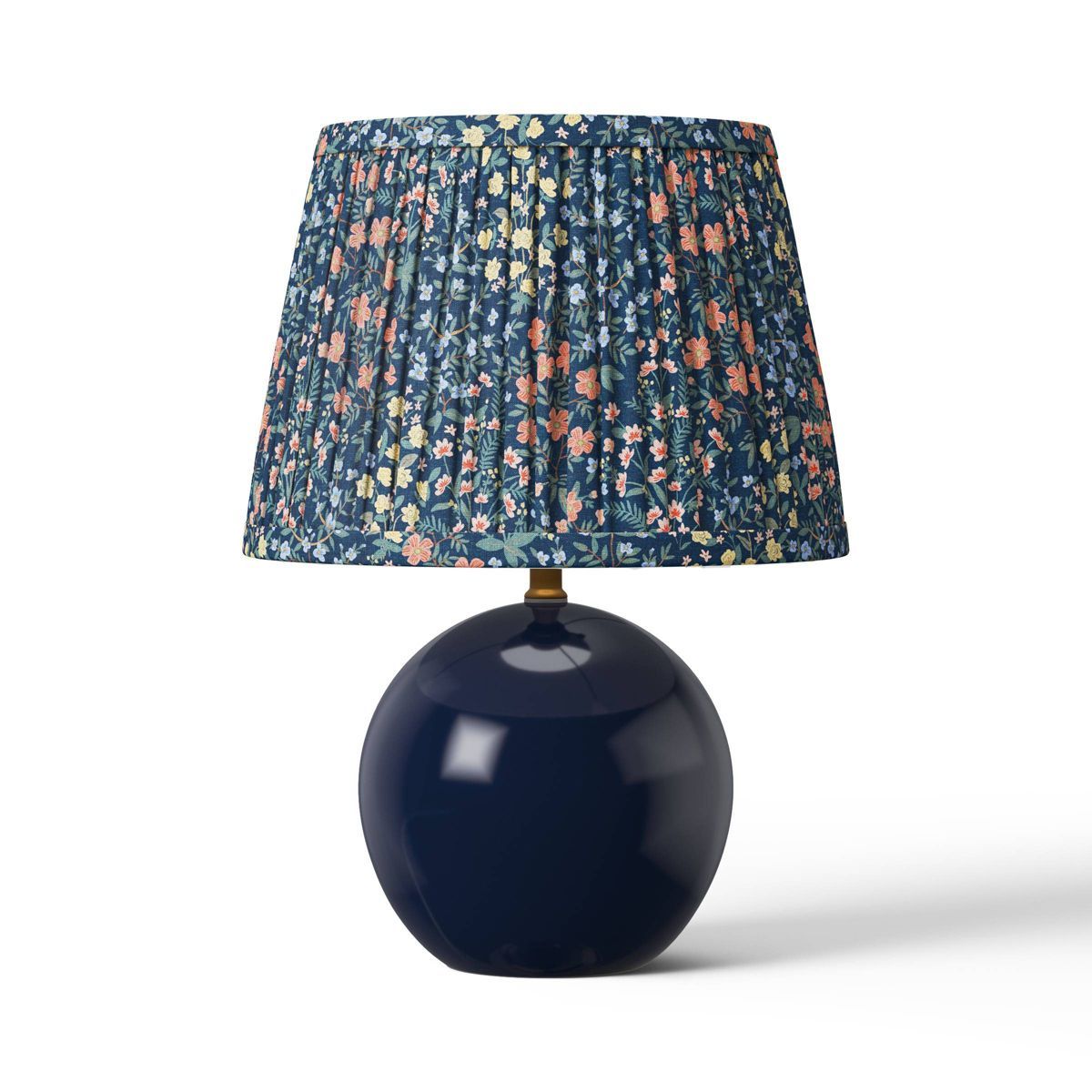 Rifle Paper Co. x Target Round Base Table Lamp - Pleated Mayfair Shade | Target