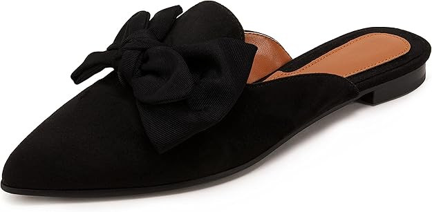 Rilista Mules for Women Slip On Comfortable Pointed Toe Womens Loafers Women's Flats for Women's ... | Amazon (US)
