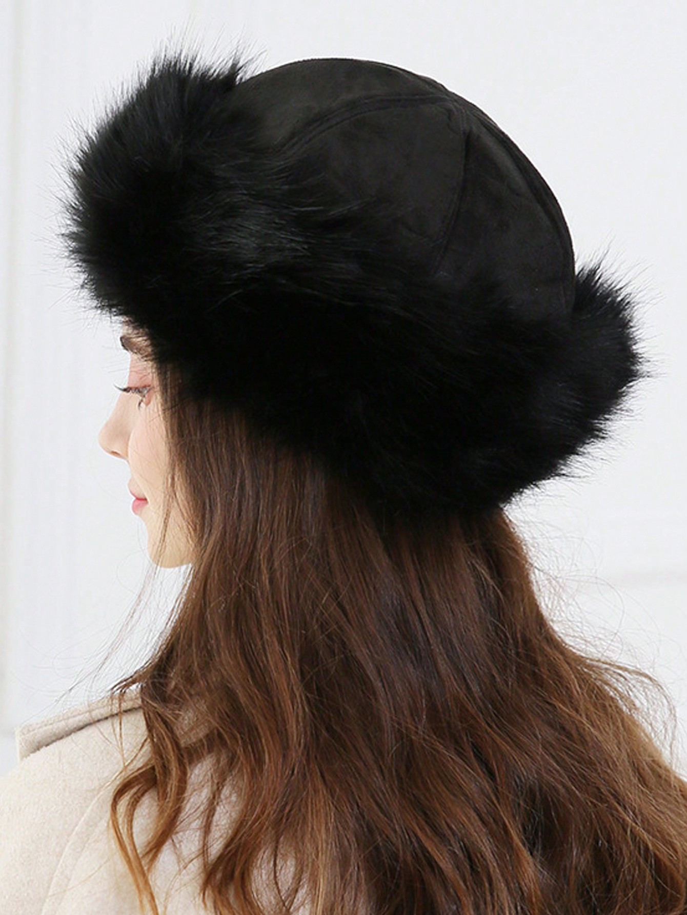 Solid Fuzzy Hat | SHEIN