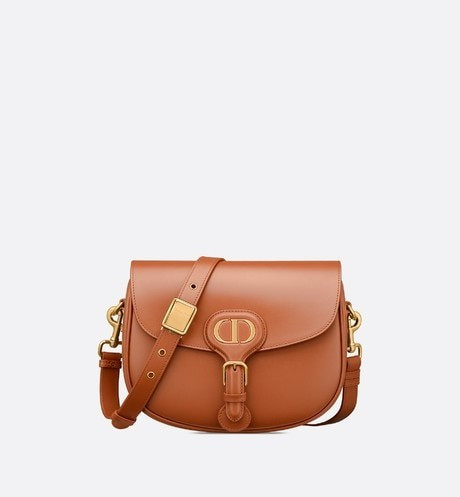 Medium Dior Bobby Bag Dark Tan Box Calfskin - Bags - Women's Fashion | DIOR | Dior Beauty (US)