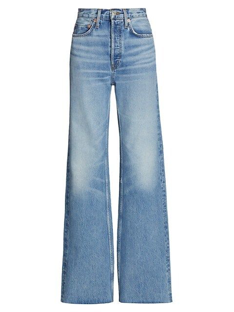 70s High Rise Wide Leg Jeans | Saks Fifth Avenue (CA)
