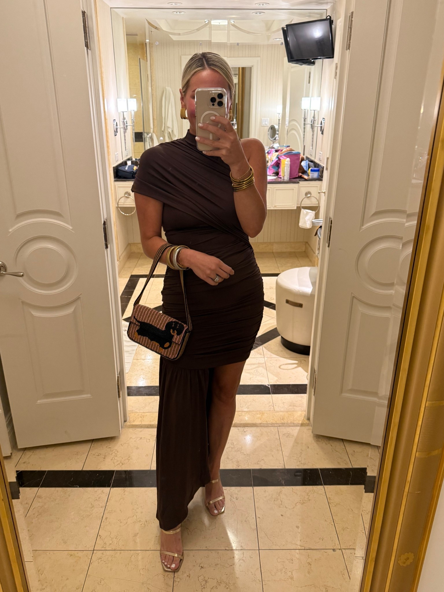 Vegas night two outfit! Dress- Amazon size small
Shoes- Amazon
Earrings- vintage
Bag- Anthro 

#LTKFindsUnder100 #LTKPets #LTKParties