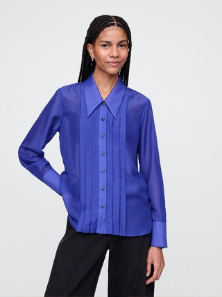Sheer Classic Tuxedo Shirt | Gap (US)