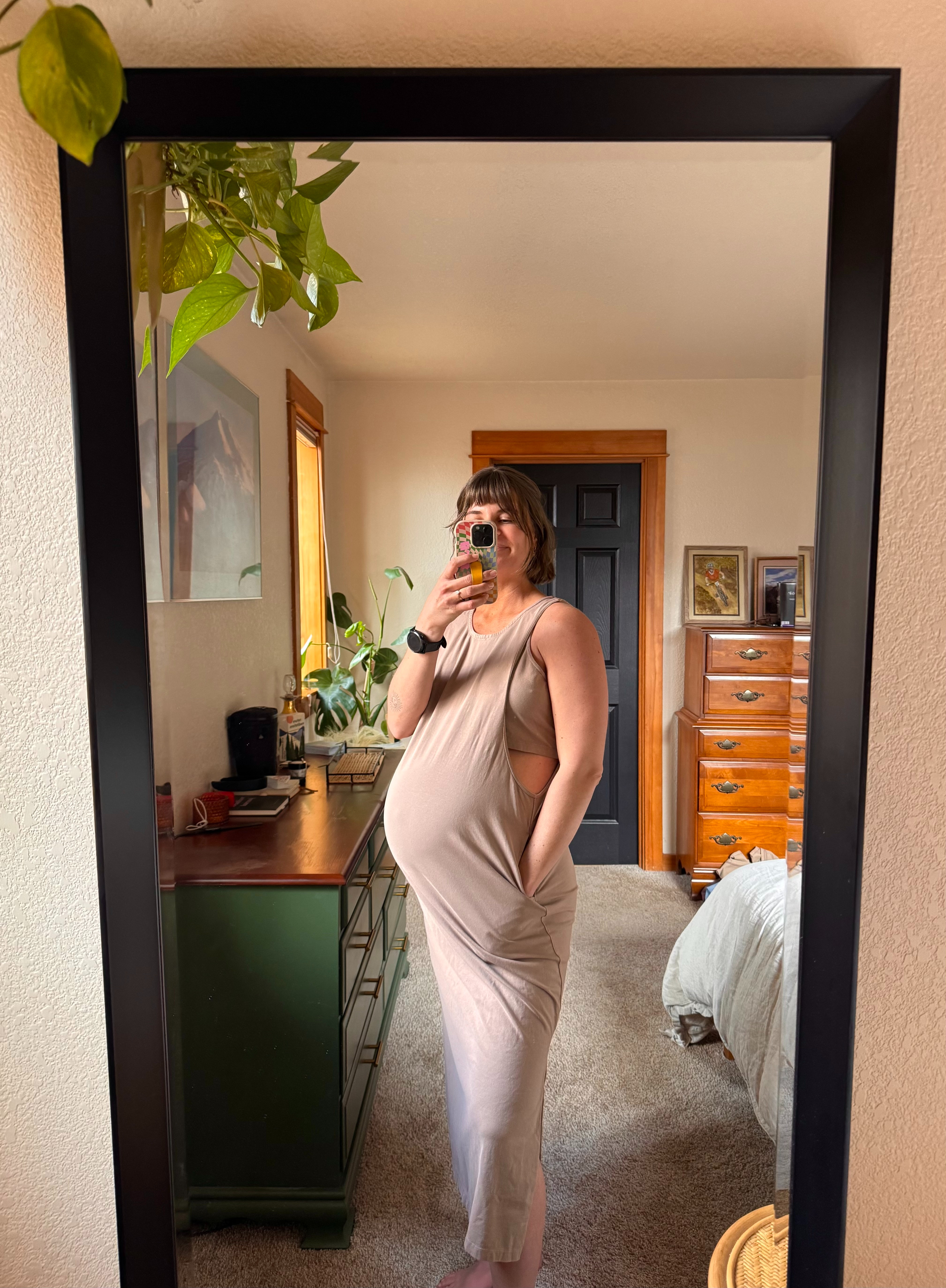 This maternity dress is a must for everyday wear! The Free People Hot Shot Twist Back Dress is super comfy and bump-friendly. Easy and flattering through every stage of pregnancy! 

 #LTKootd #LTKBaby #LTKBump