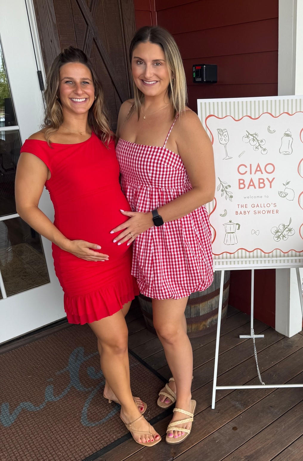 Baby shower dress for a ciao baby theme! 

Gingham dress, red gingham, babydoll dress, summer dress

#LTKFindsUnder50