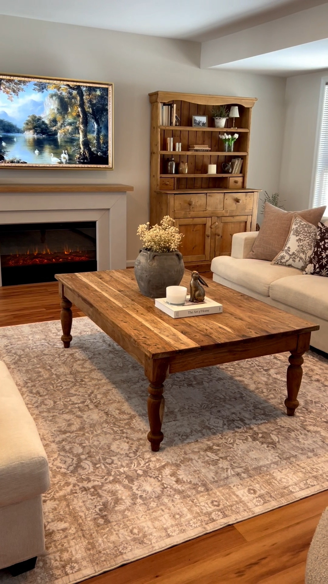 I can’t believe replacing my large rug with a slightly smaller one, made my living room so much warmer and cozier!

Rug | home decor | decorating | neutrals | momlife | toddler mom | toddler toy | couch | throw pillows | shelf styling | coffee table 

#LTKmomlife #LTKHome #LTKSaleAlert