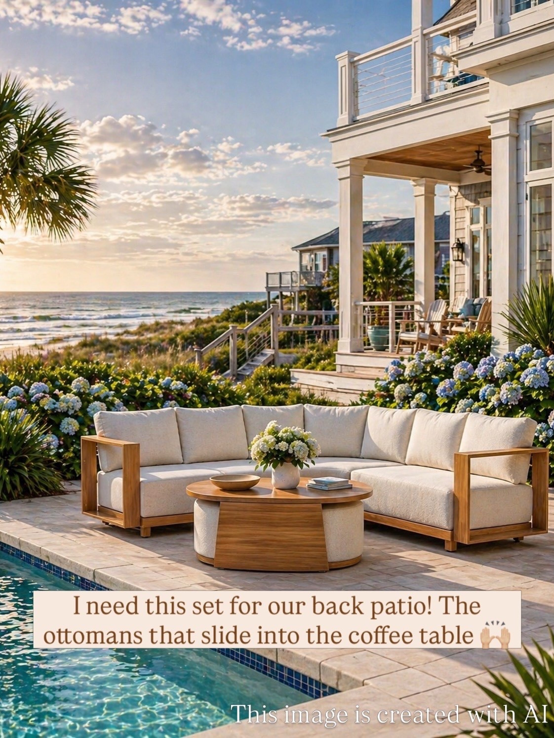 Outdoor sectional looks like it’s right out of the Serena and Lily or pottery barn catalogue, but you’ll never guess where it’s from. Walmartt

#LTKSeasonal #LTKHome