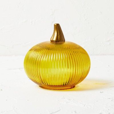 Glass Pumpkin Yellow - Opalhouse&#8482; designed with Jungalow&#8482; | Target
