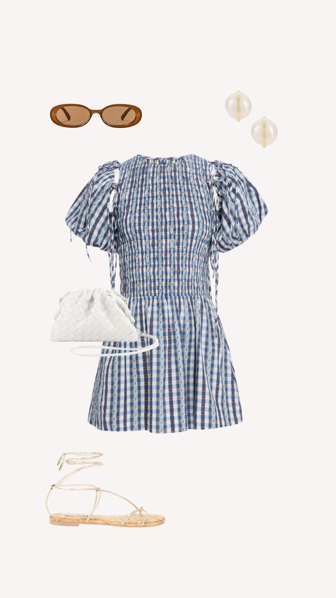 Blue gingham spring dress outfit inspo!! The sleeves are removable😍

#LTKSeasonal #LTKFindsUnder100 #LTKStyleTip