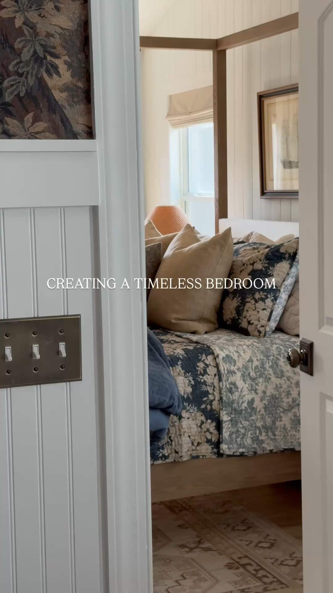 Creating a timeless bedroom
Dark blue bedding
Floral bedding
Spring bedding ideas 

#LTKHome #LTKdayinmylife