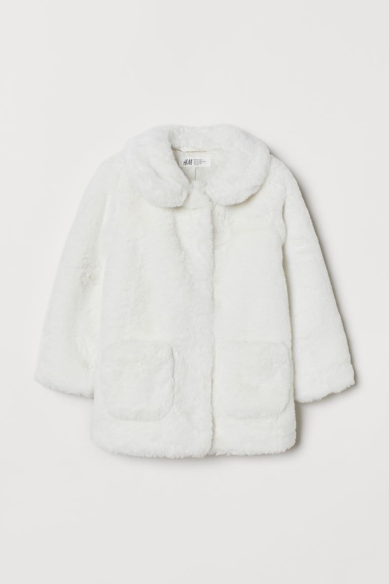 Faux Fur Teddy Bear Coat | H&M (US + CA)