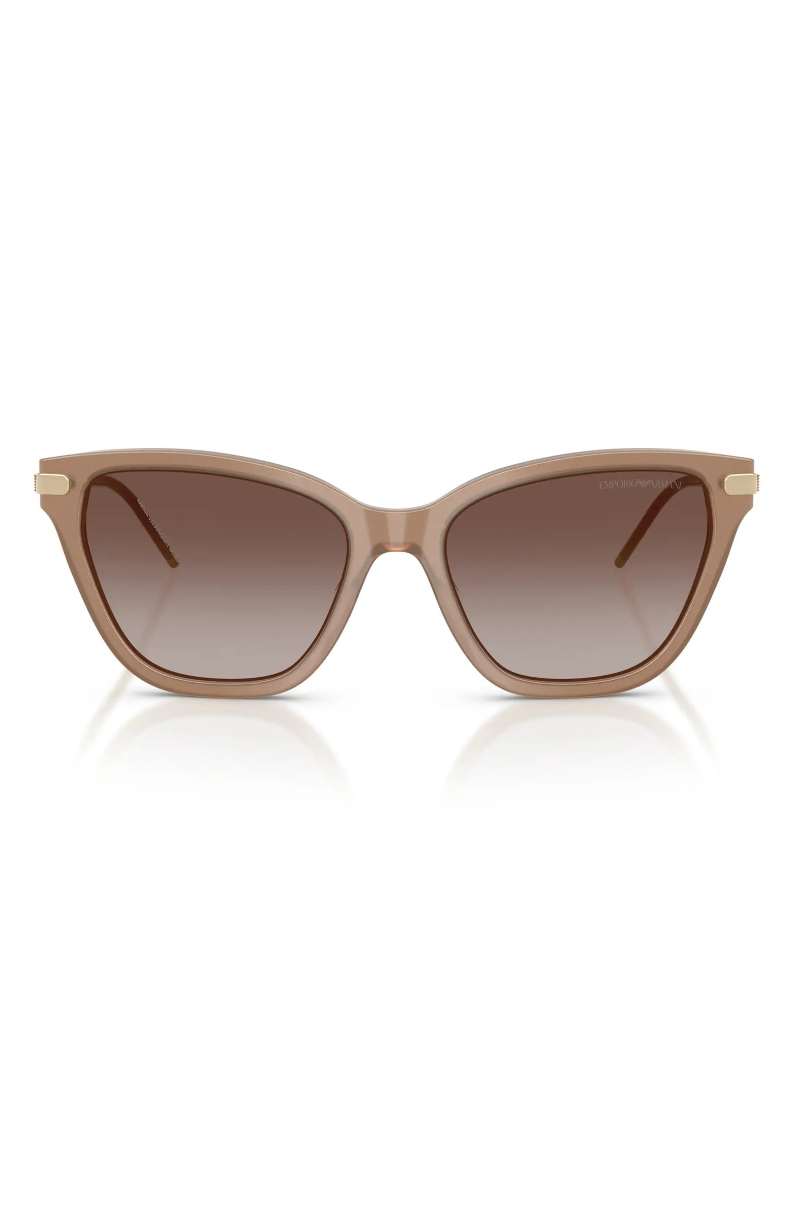 Emporio Armani 54mm Gradient Cat Eye Sunglasses | Nordstrom | Nordstrom