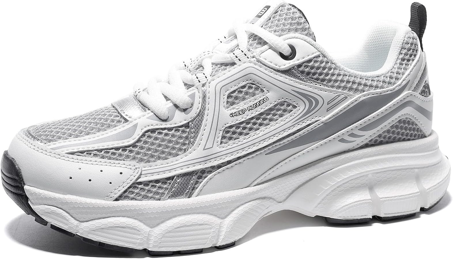 BAASPLOA Women's Chunky Fashion Sneakers Casual Sports Shoes Mesh Breathable Athletic Gym Workout... | Amazon (US)