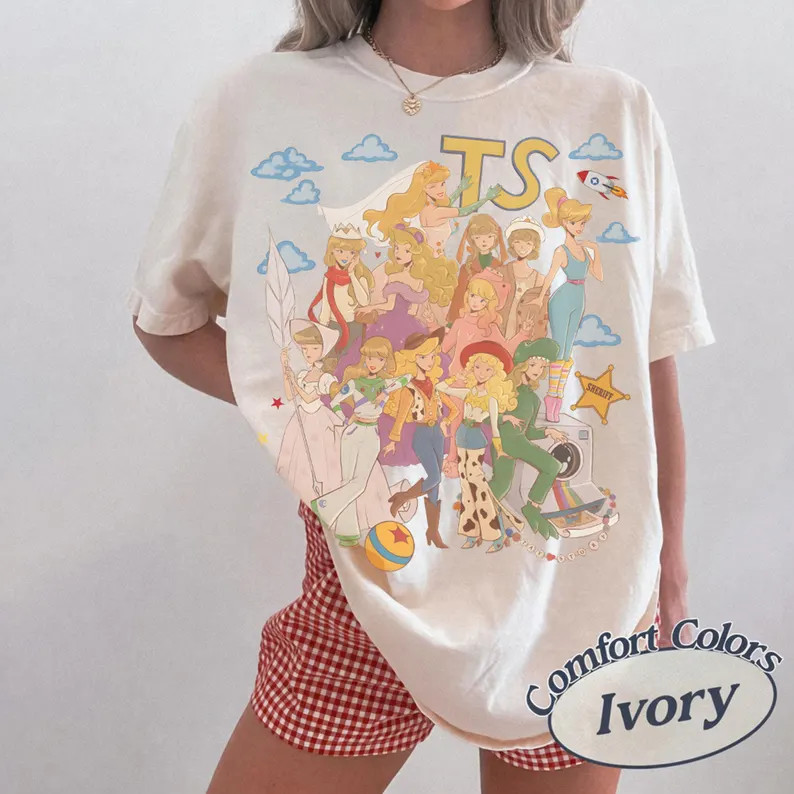 Vintage Tay Story Comfort Colors Shirt, Toy Story 5 Shirt, TS, WDW Disneyland Family Vacation 202... | Etsy (Global)