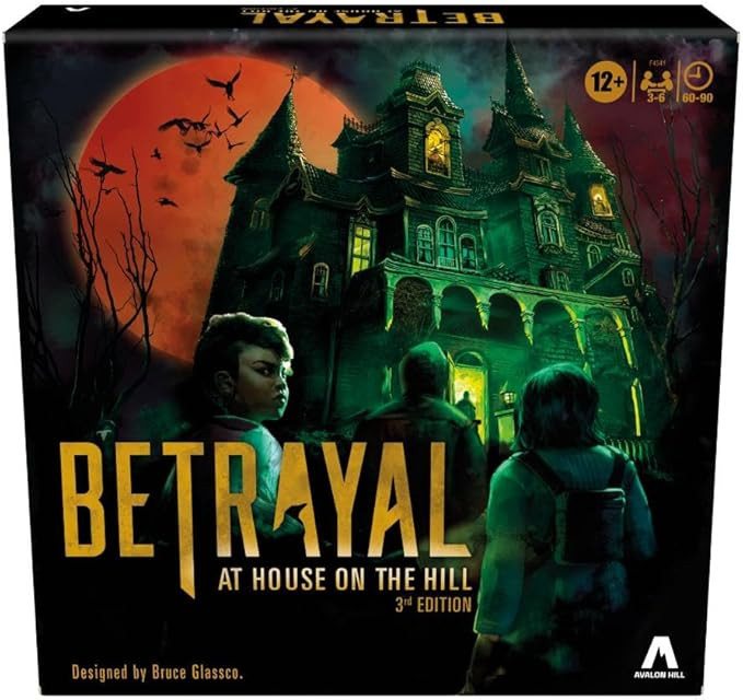 Avalon Hill Hasbro Gaming Betrayal at The House on The Hill 3rd Edition Cooperative Board Game,Ag... | Amazon (US)