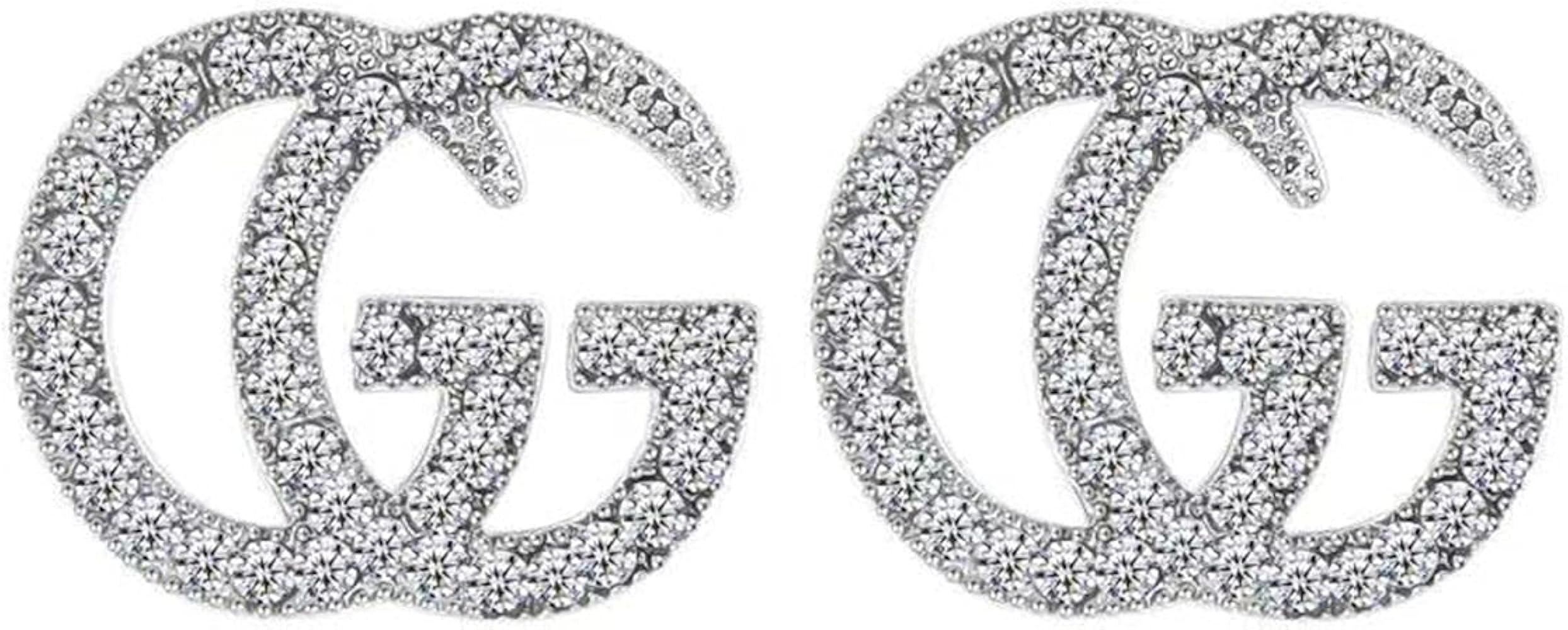 Hoop Earrings G Letter Earrrings Hypoallergenic Lightweight Dangle Earrings Dainty Earrings Fashi... | Amazon (US)