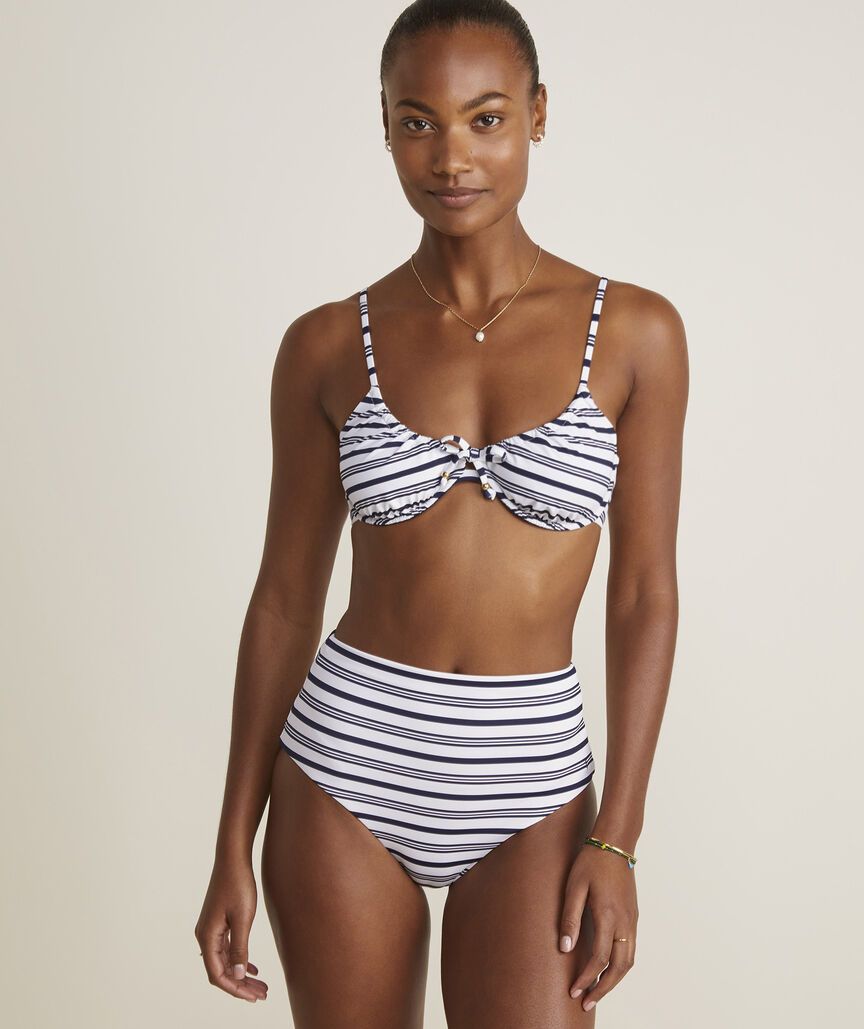 Tie-Front Underwire Bikini Top | vineyard vines