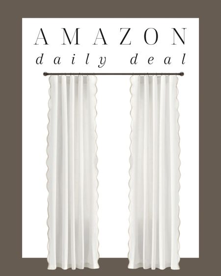Amazon daily deal 🖤  beautiful scalloped curtain panels 40% off!

Scalloped curtains, curtains, drapery, curtain panels, window treatments, dining room, living room, bedroom, guest room, Amazon sale, sale finds, sale alert, sale, Modern home decor, traditional home decor, budget friendly home decor, Interior design, look for less, designer inspired, Amazon, Amazon home, Amazon must haves, Amazon finds, amazon favorites, Amazon home decor #amazon #amazonhome



#LTKStyleTip #LTKHome #LTKSaleAlert