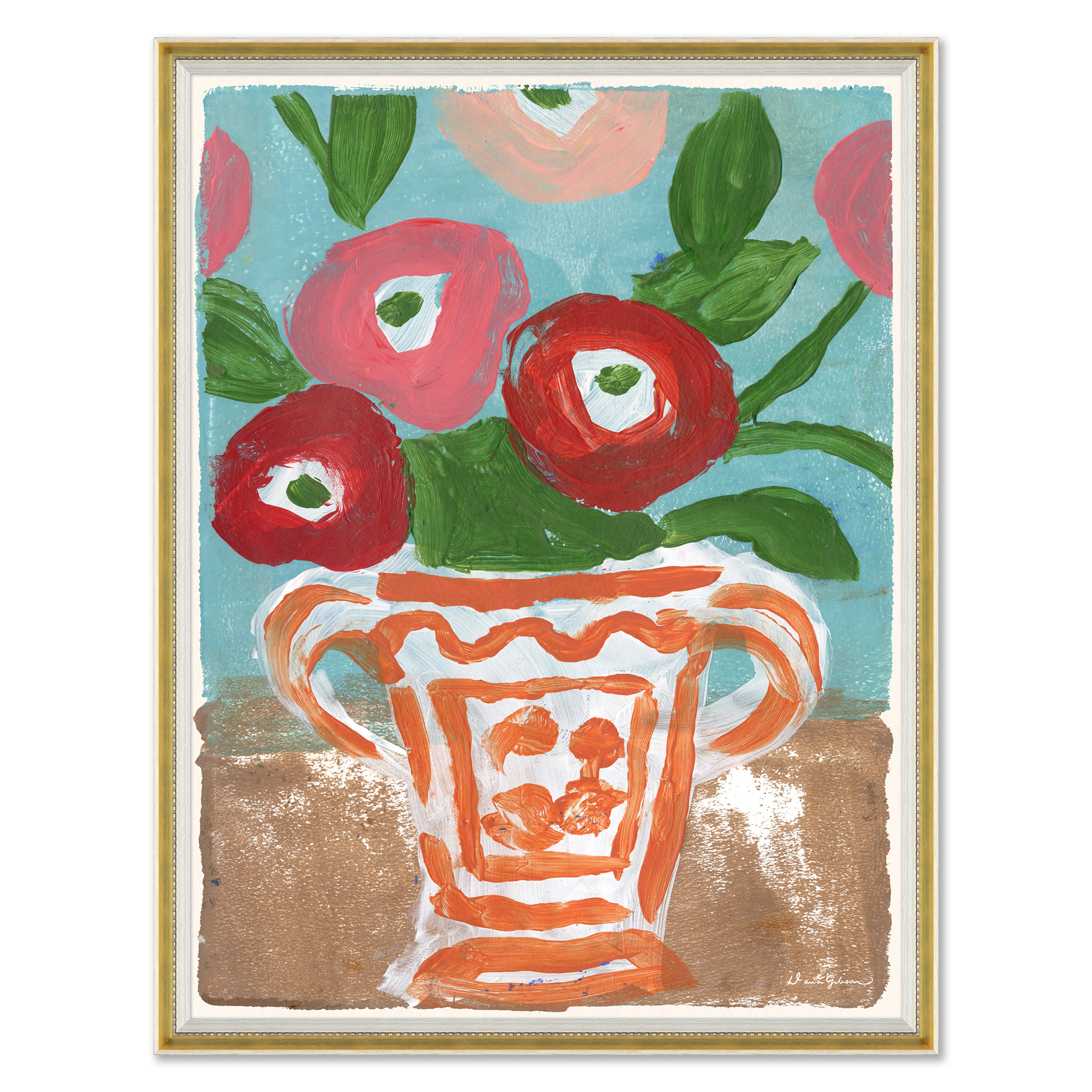 Orange Vase | Birch Lane