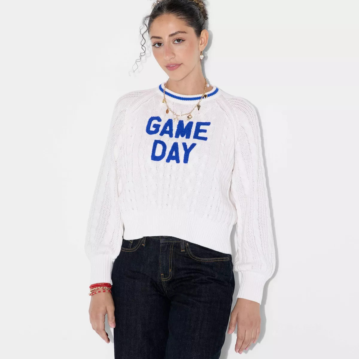 Women's Game Day Pullover Sweater - Wild Fable™ | Target