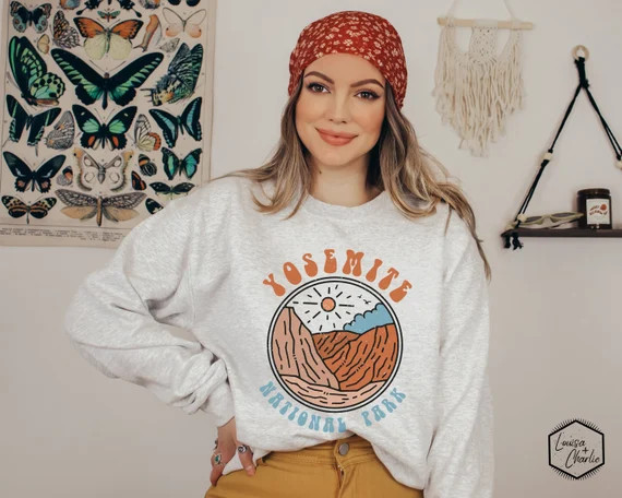 Yosemite National Park Shirt Yosemite National Park Sweater | Etsy | Etsy (US)