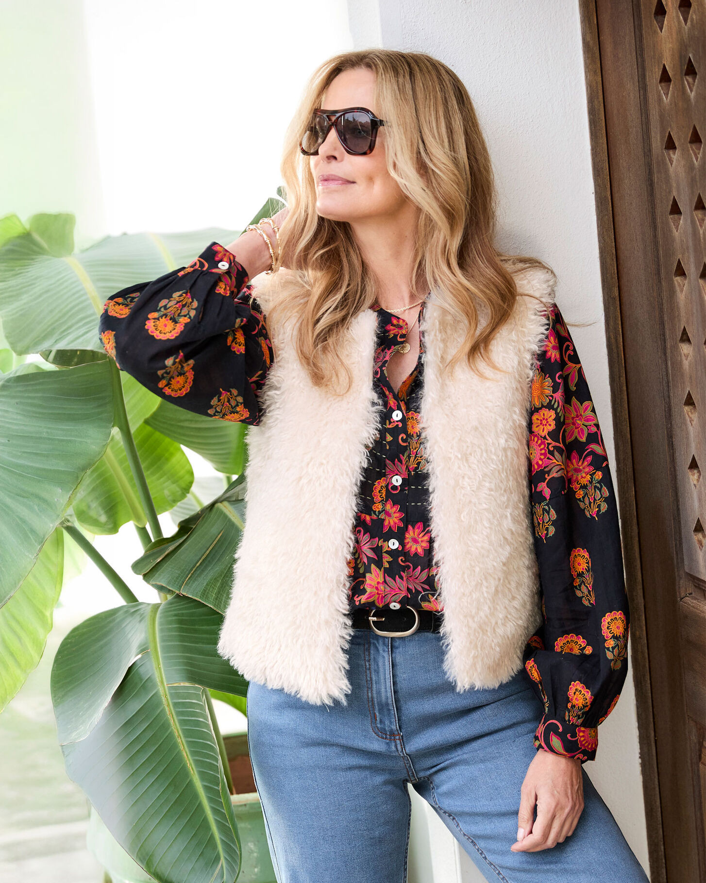 Faux Fur Gilet | Cotton Traders (UK)