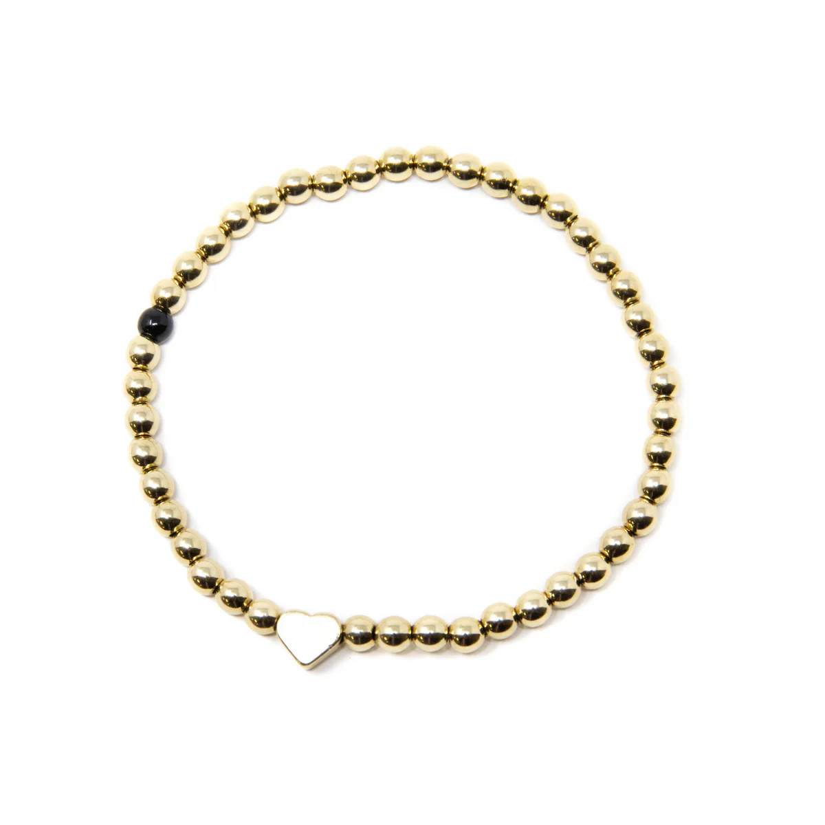 Gold Heart Dottie | Allie + Bess