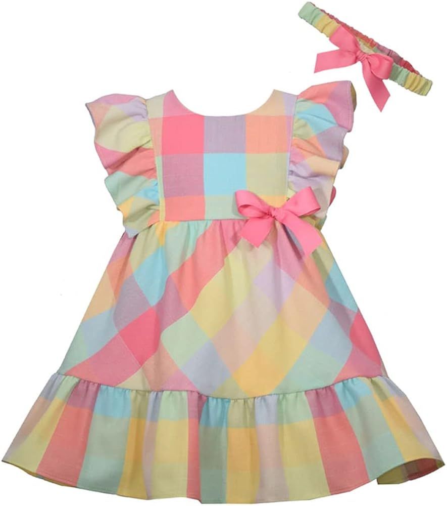 Bonnie Jean Easter Dress Spring Striped Dress for Baby Toddler and Little Girls | Amazon (US)