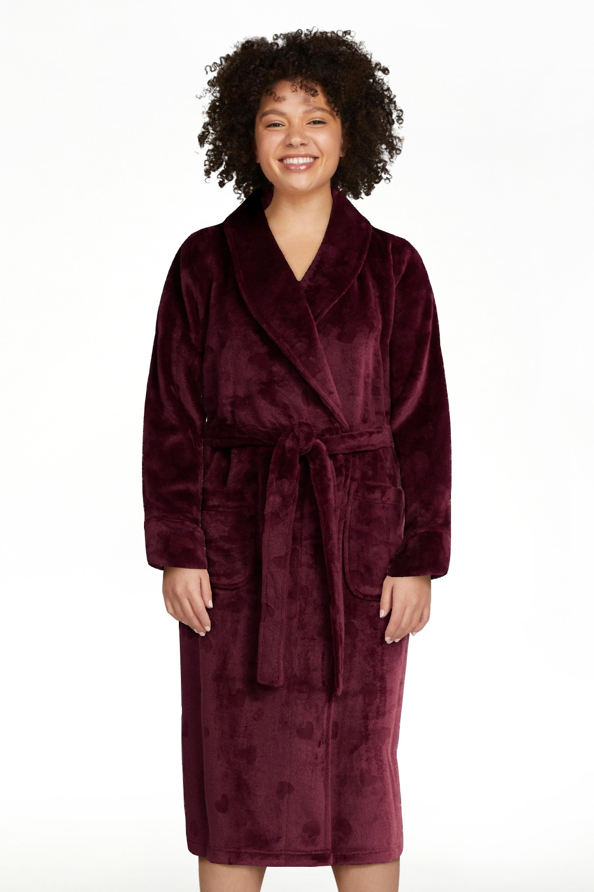 Joyspun Women's Plush Robe, Sizes S-3X | Walmart (US)