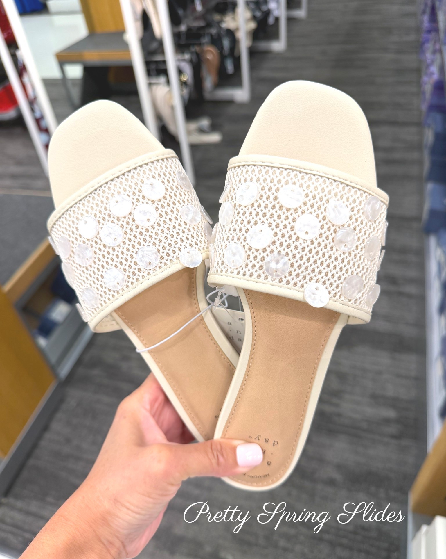 Target A New Day Spring Fashion Women’s Elain Sandals with Memory Foam Insole Slides #targetshoes #springsandals #newattarget #slides 

#LTKootd #LTKTravel #LTKgrwm