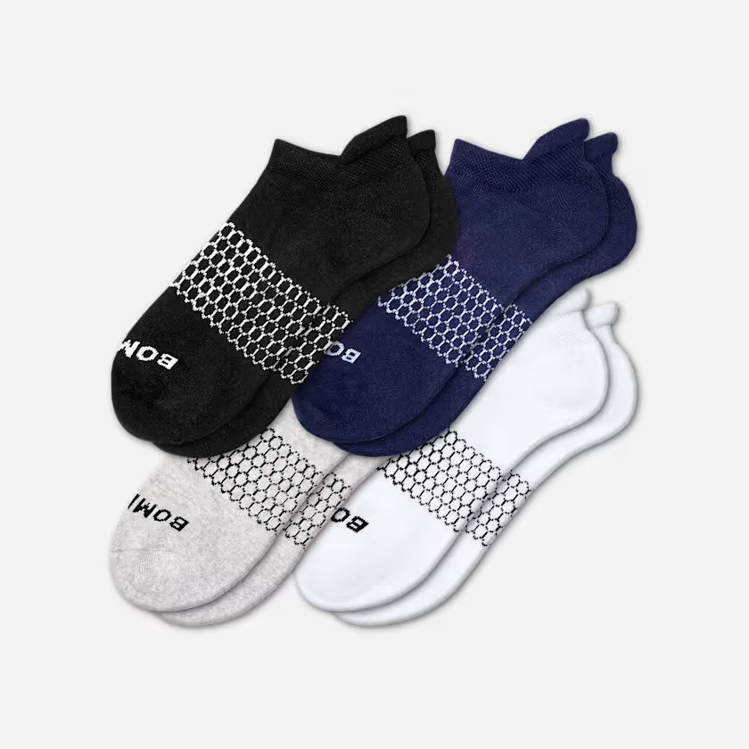 Men's Solids Ankle Sock 4-Pack | Bombas