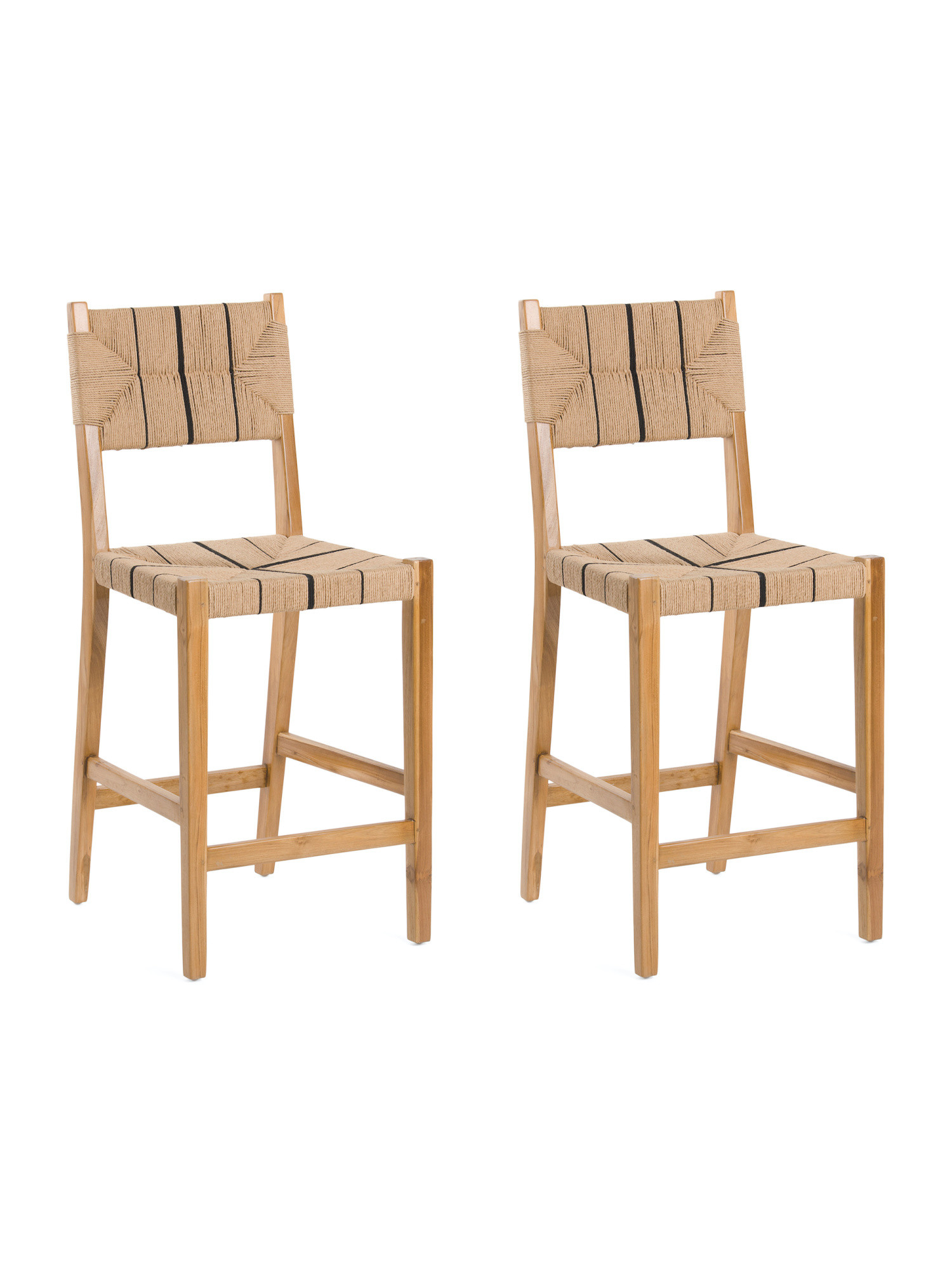 Woven Stripe Counter Stool | Transitional Boost | Marshalls | Marshalls