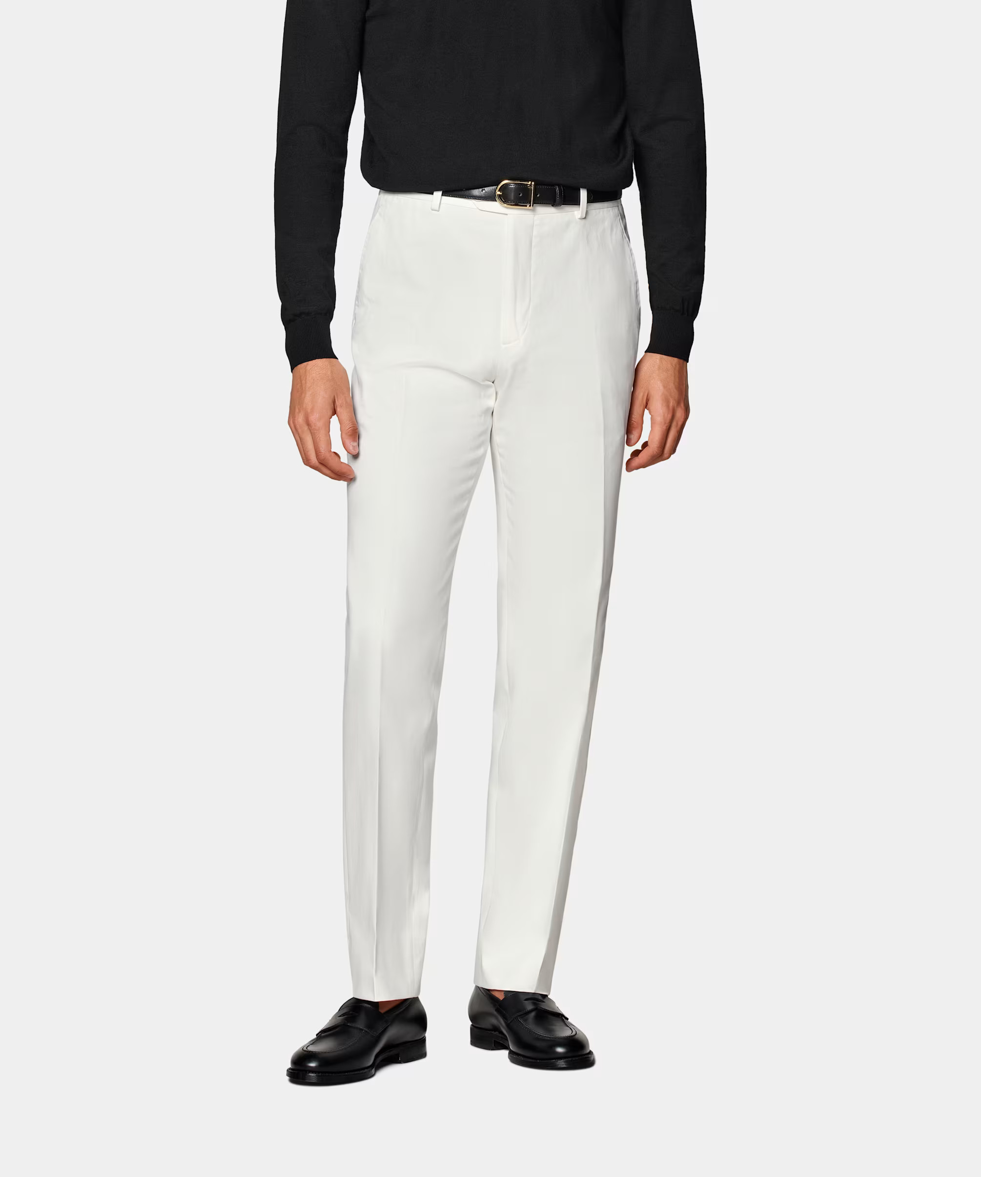 Off-White Straight Leg Pants | Suitsupply (US)