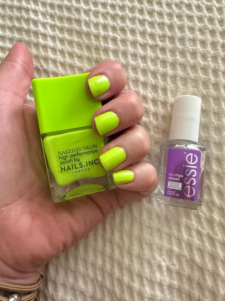 Neon nail polish and top coat to help with chips (my nails split very easily so this helps a lot) 

#LTKBeauty
