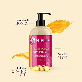 Mielle Organics Honey & Ginger Styling Gel for Enhanced Curl Definition and Moisture Retaining wi... | Amazon (US)