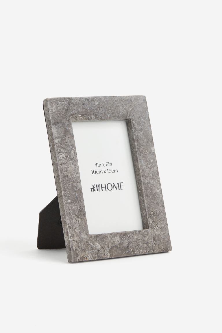Marble Photo Frame - Gray - Home All | H&M US | H&M (US + CA)