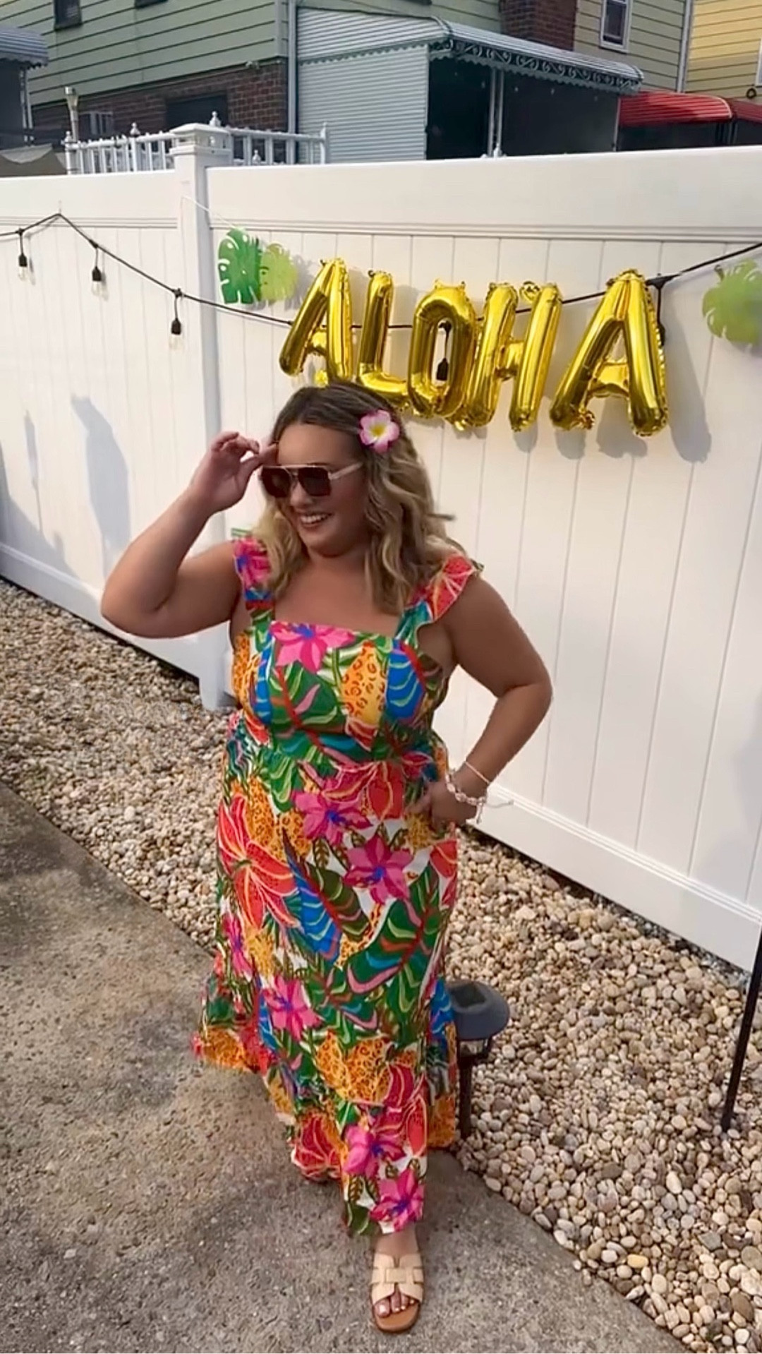 What I wore for a Family Luau BBQ 🌺🌴🧉
———
This dress from Amazon is perfect for your end of Summer tropical vacation! 

#LTKMidsize #LTKStyleTip #LTKSeasonal