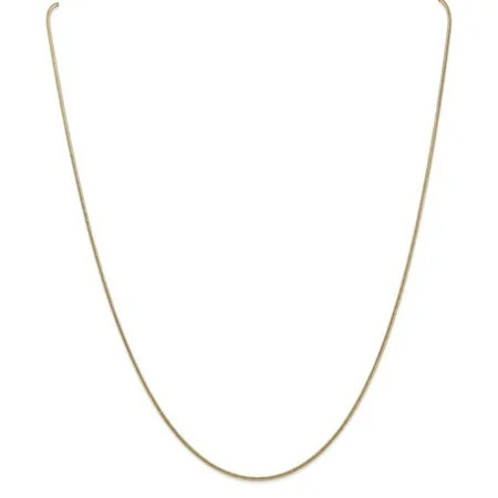 1.3mm 14k Yellow Gold Snake Chain Necklace - Length: 16 to 20 | Walmart (US)