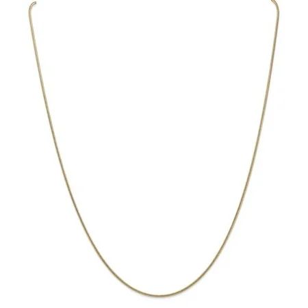1.3mm 14k Yellow Gold Snake Chain Necklace - Length: 16 to 20 | Walmart (US)