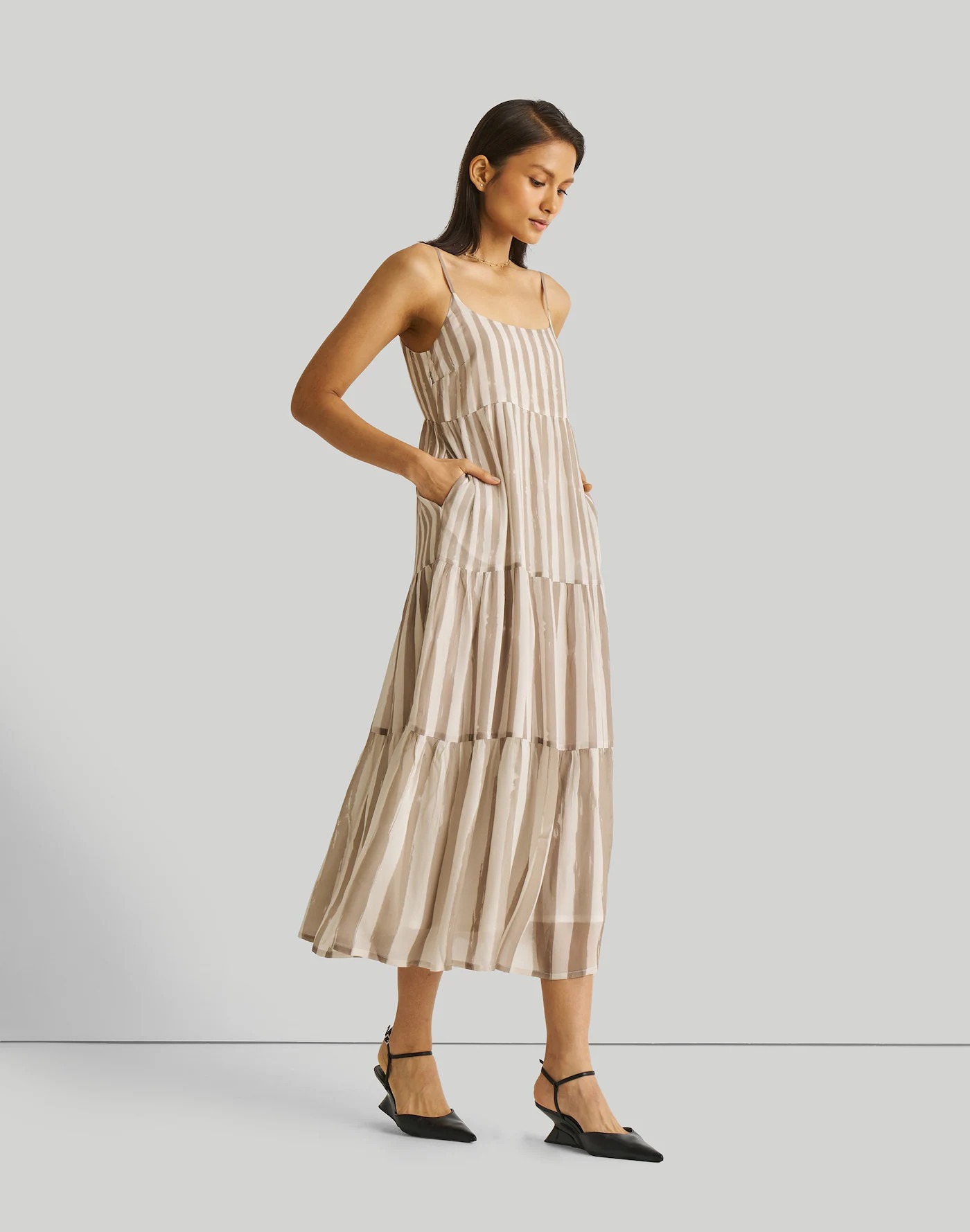 Reistor Strappy Tiered Maxi Dress | Madewell | Madewell
